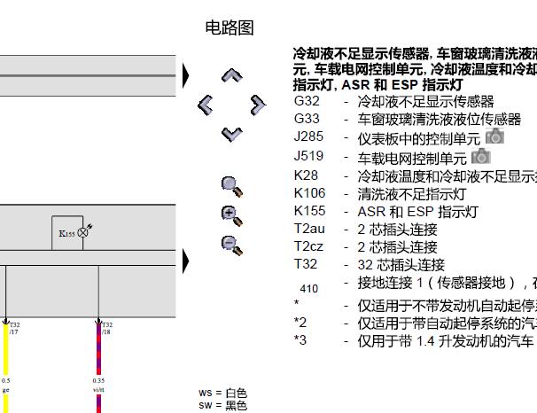 2011年大众帕萨特仪表和网络通讯电路图针脚图
