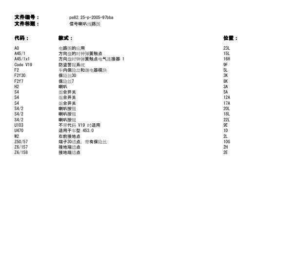 2016年奔驰斯玛特喇叭电路图