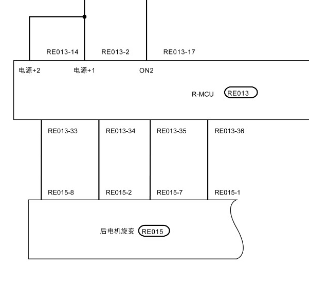 2022年零跑C11后驱动控制器电路图