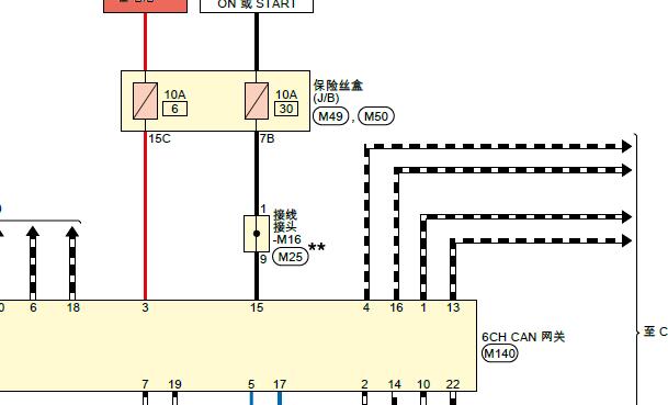 2020年日产逍客网络通讯电路图和针脚资料以及U0100故障码的诊断资料