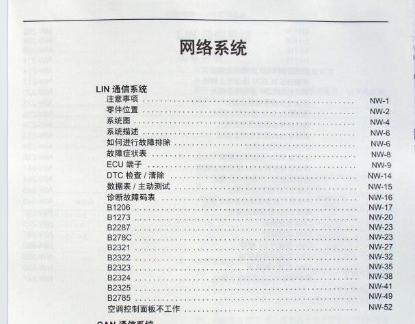2010年丰田锐志ABS和网络通讯维修手册