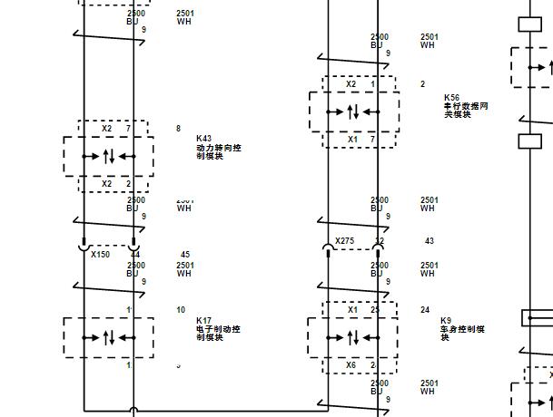 2017年凯迪拉克ATS-L网关电路图