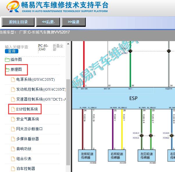 2017年长城魏派VV5 ABS电路图