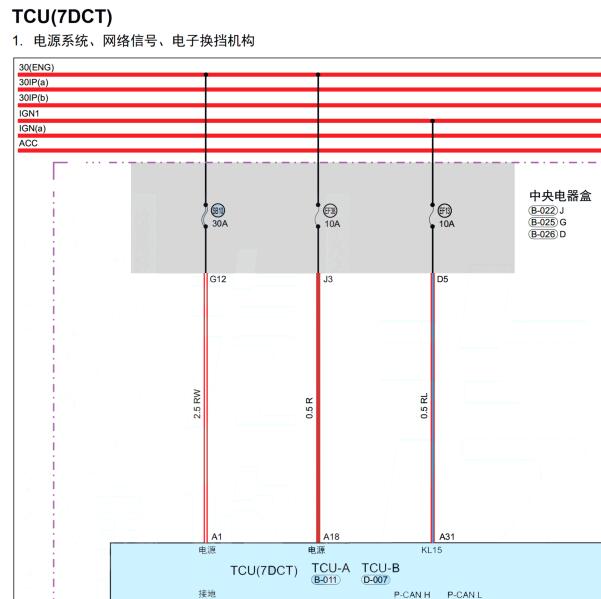 2023年探索06 变速箱电路图