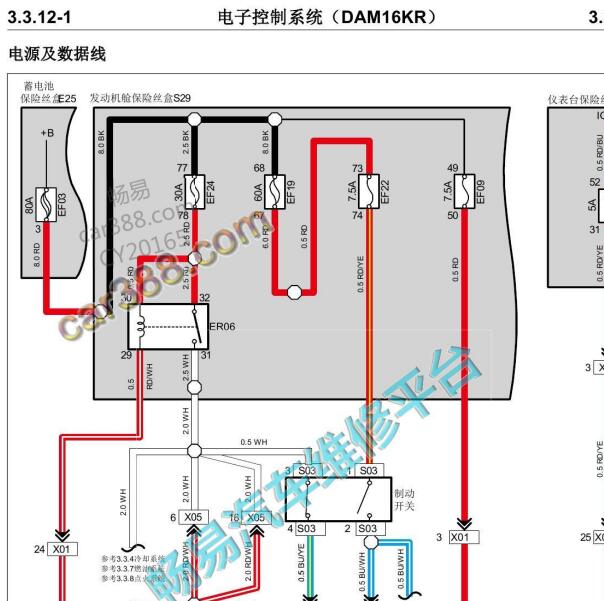 2022年长安星卡DAM16KR发动机电路图