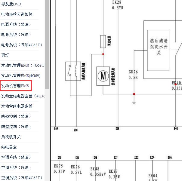 2015年陆风X8 柴油风扇电路图