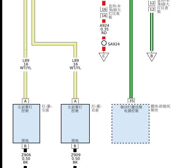 2015年吉普指南者小灯电路图