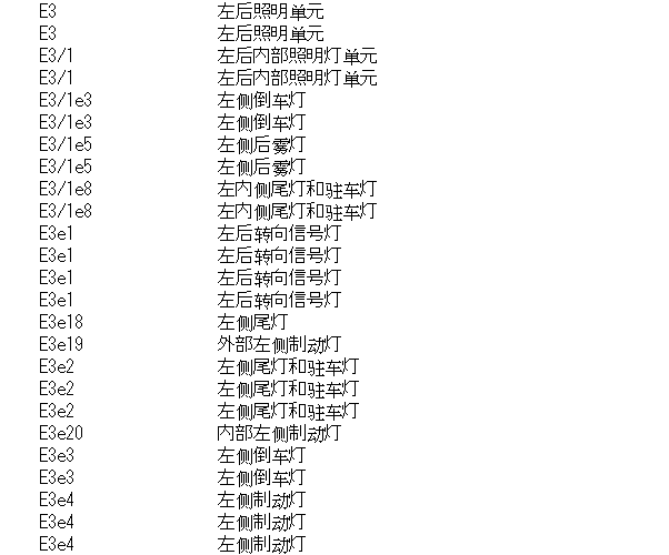 2015年奔驰GLA200转向灯电路图