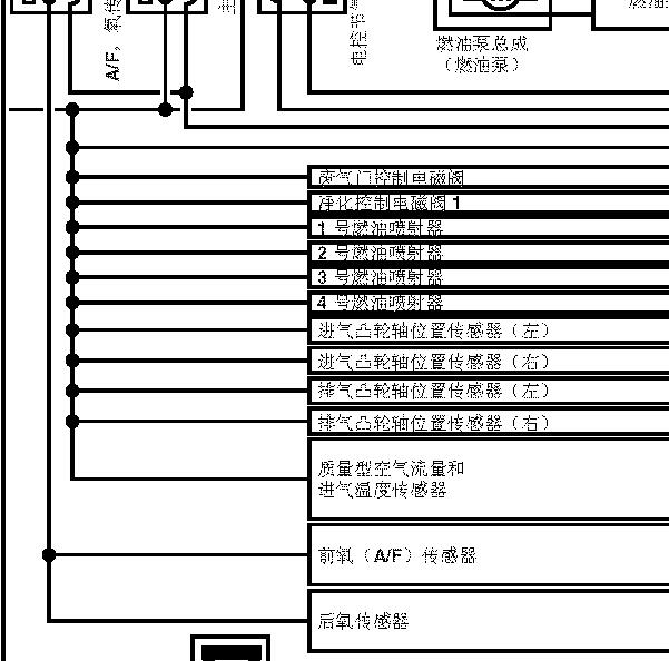 2008年斯巴鲁翼豹发动机电路图