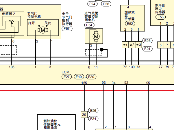 2021年日产轩逸发动机电路图资料