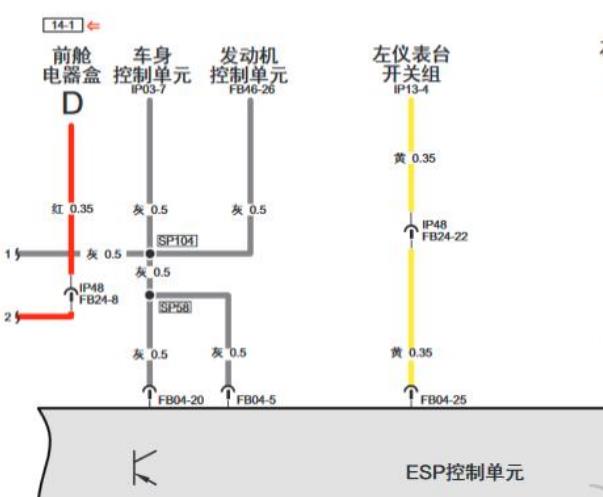 2017年广汽传祺GS4 ABS电路图资料