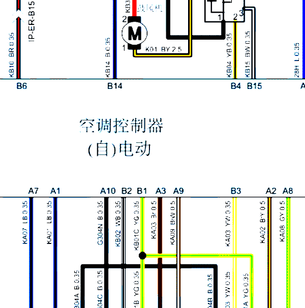 2019年大乘汽车G60空调电路图