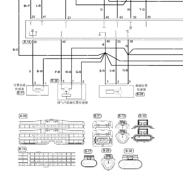 2018年东南DX7发动机电路图与针脚图