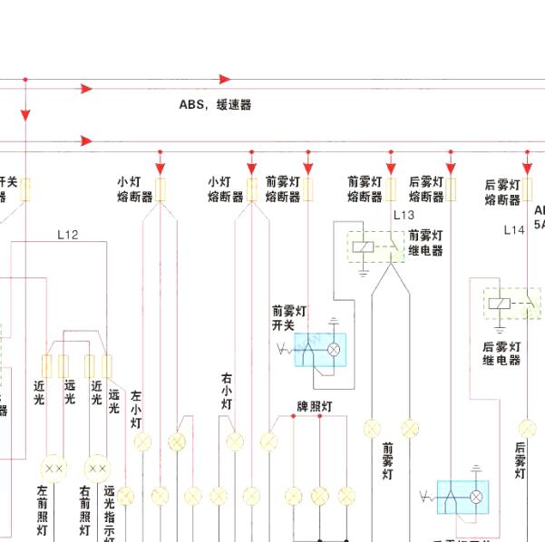 安凯客车ABS电路图