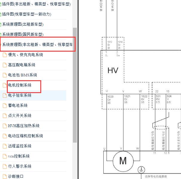 2017-2018年长城哈弗C30EV ECV电路图
