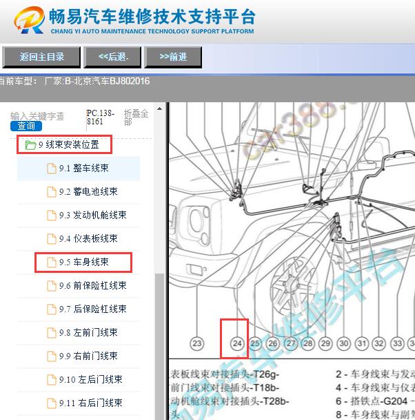 2016年北京汽车BJ80分动箱电脑位置