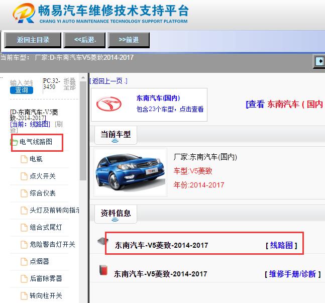 2014-2017年东南菱致V5电路图
