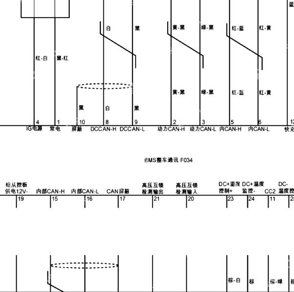 2024年福田奥铃电池包电路图