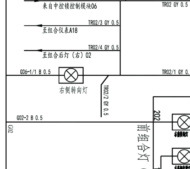 15年长安跨越王转弯及双闪灯电路图
