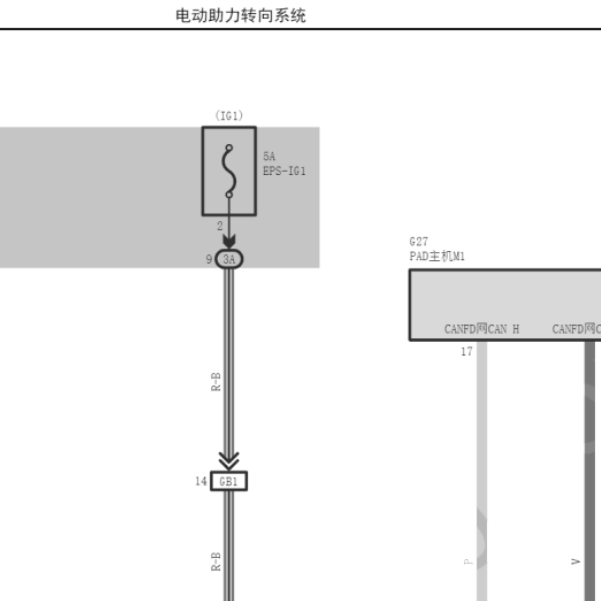 2023年丰田BZ3电动方向助力电路图和故障诊断手册