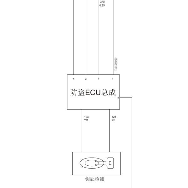 2012-2017年长城风骏5防盗系统电路图