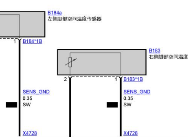 2022年宝马X3脚部空间温度传感器资料