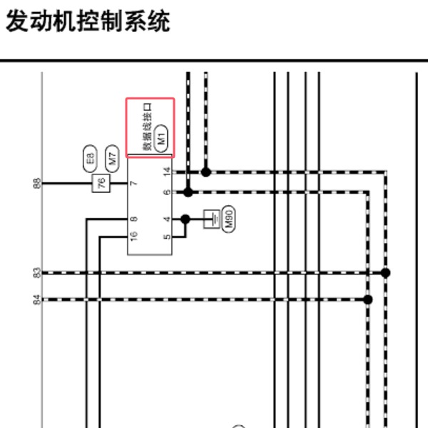 2012年日产轩逸 OBD电路图
