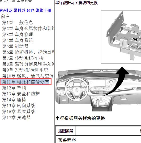 2017年别克昂科威网关模块安装位置