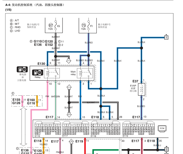 铃木吉姆尼M13A发动机电路图资料