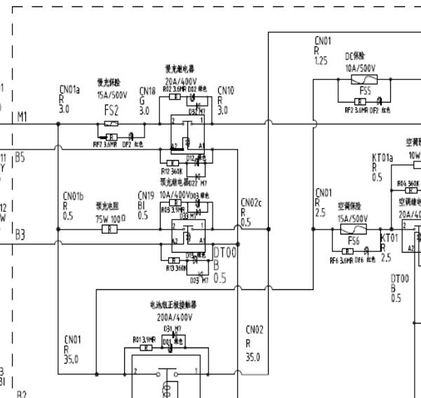 2016年东风小康EC36电池电路图