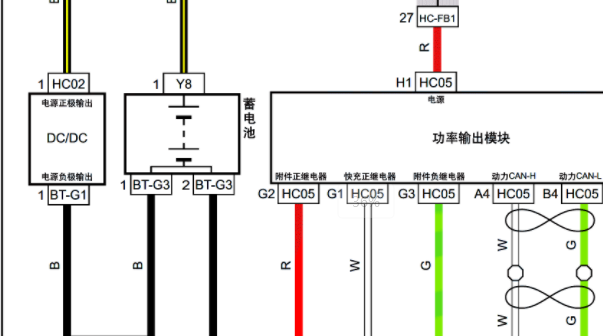 2022年东风风行S50EV新能源系统电路图资料