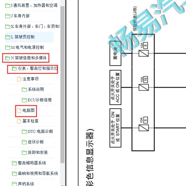 2021-2022年启动D60 EV仪表电路图