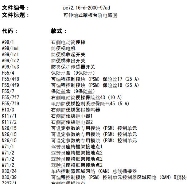 2017年奔驰凌特电动踏板电路图