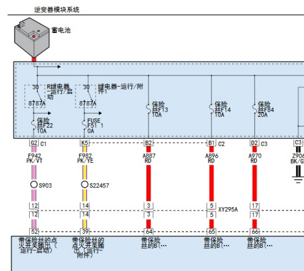 2021年吉普牧马人混动空调和逆变器电路图维修手册