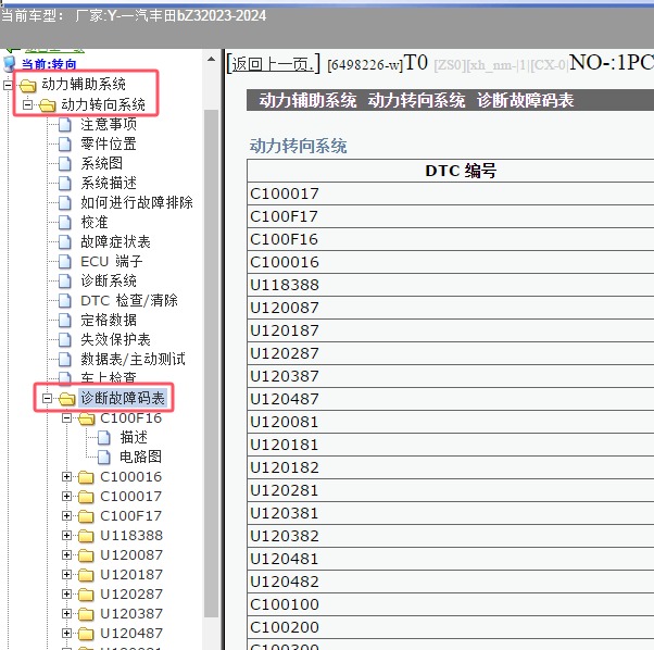 2023-2024年一汽丰田-bZ3 故障维修手册