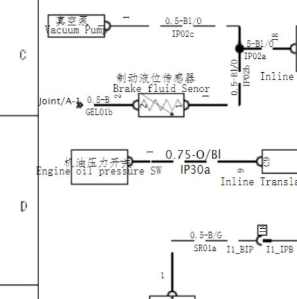 2020年江淮帅铃T8机油压力开关电路图