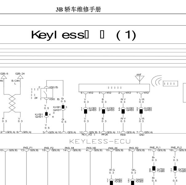 2020年比亚迪F3智能系统电路图