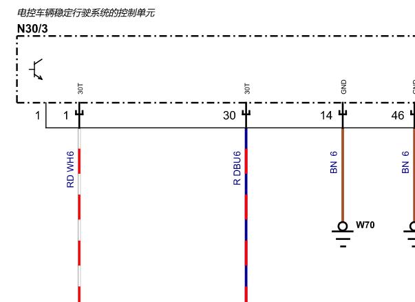 2024年奔驰C260 ABS电路图资料