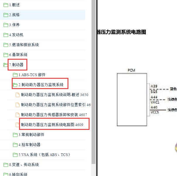 2019-2020年本田飞度胎压电路图