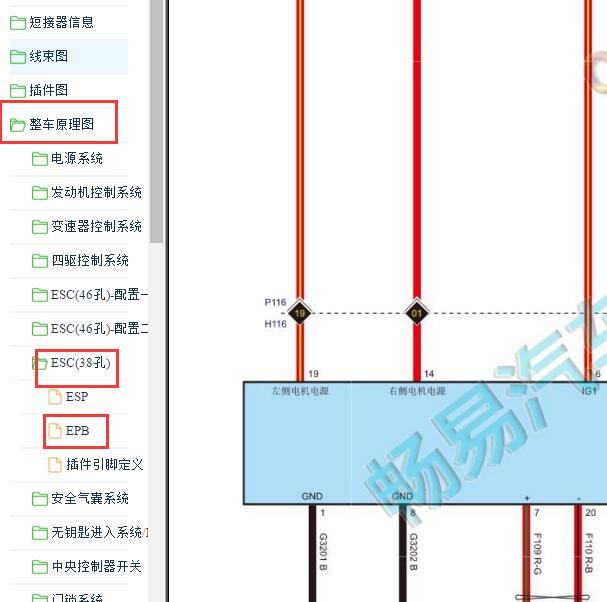 2022年长城哈弗大狗手刹模块电路图
