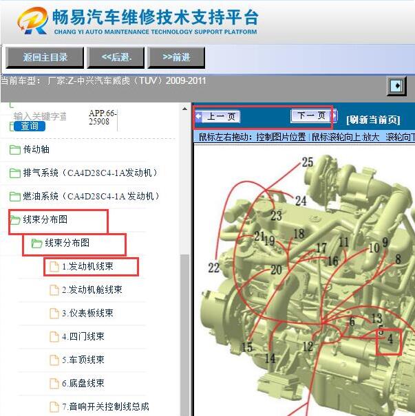 2011年中兴威虎预热模块位置