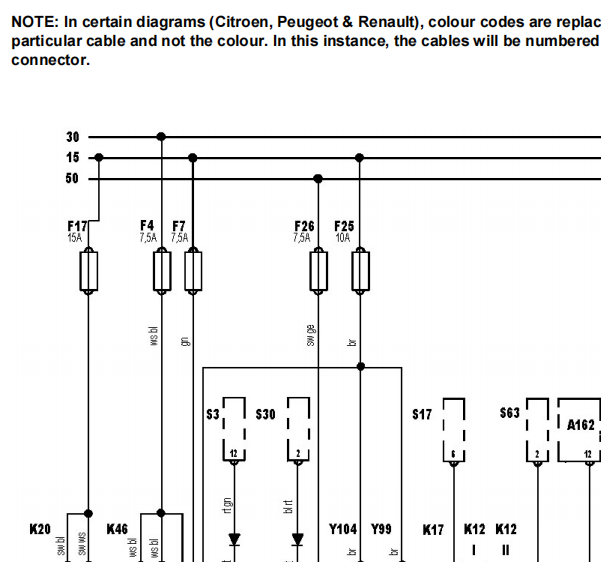 2000年日产primera GA16DE发动机电路图