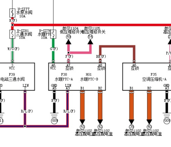 2023年奔腾NAT PTC高压系统电路图