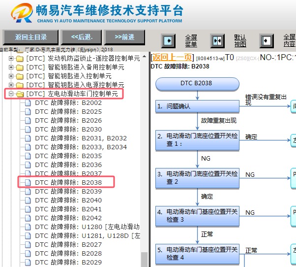 2018年本田艾力绅B2038故障码诊断资料
