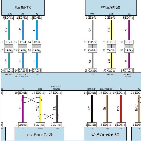 2022年吉利星瑞发动机电路图