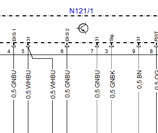 2006年奔驰ML350尾门锁和SAM系统电路图资料