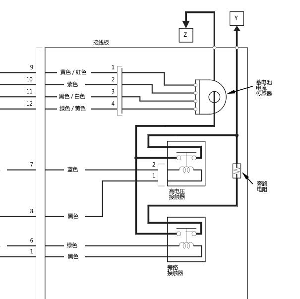 2013年讴歌ILX混合动力部分电路图