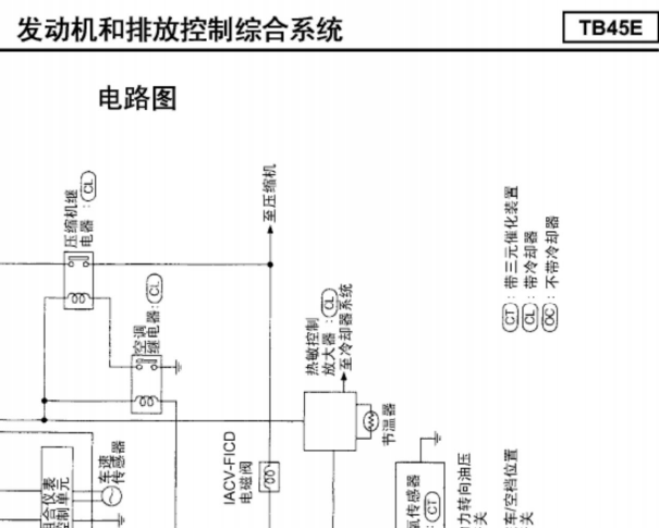 日产碧莲TB45E发动机电路图资料