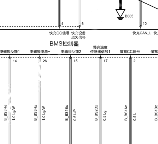 2022年哪吒U PRO BMS电路图