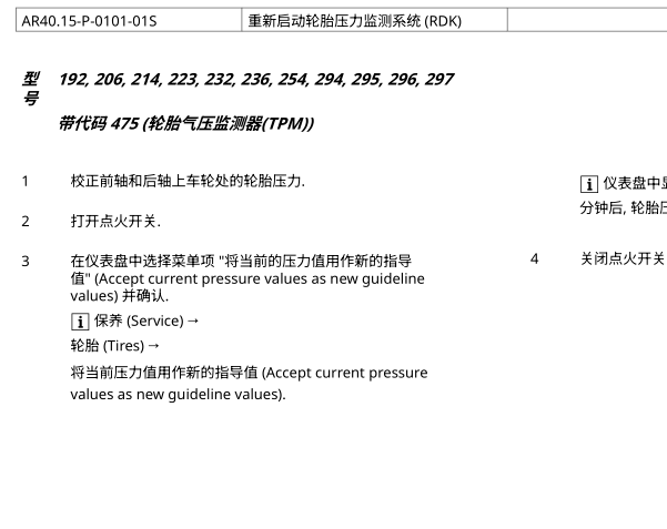 2022年奔驰 EQC胎压匹配资料